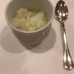 北島亭 - 柚子のソルべ