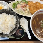 食事処 葵 - カレーうどん定食990円