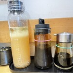 とんかつLAB - ドレッシング、ソース、黒糖醤油