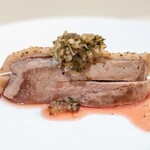 にのまえ - 2024.7 鴨ステーキ チミチュリソース添え