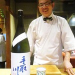 京味 もと井 - 手取川 純米吟醸 生原酒 シャキっと辛口 ： KK吉田酒造店 石川県白山市安吉町 山田錦×五百万石　アルコール分15％ 。
