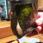 京味 もと井 - 塩むすび。