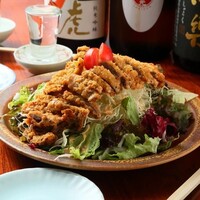 サクサクのビフカツをサラダと共に楽しむ『黒毛和牛のビフカツサラダ』