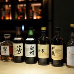 BAR Marble - ジャパニーズウイスキーも幅広く取り揃えております。