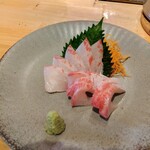 うみからそらへ - ヤンバルスギの刺し身定食1400円