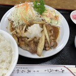 あらかわ食堂 - 和風チキンソテーライス1,200円