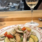 天満天神飯店 - イカの炒め物