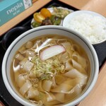 おかだうどん - きしめん定食　¥700