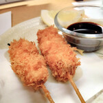 和旬菜と地酒　よし都みやこの　離れ - ヒレ串カツ