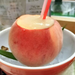 和旬菜と地酒　よし都みやこの　離れ - 桃のスープ