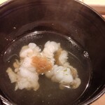 すしやのたい悟 - 鱧と梅の椀物