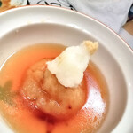 和旬菜と地酒　よし都みやこの　離れ - いちじくの揚げ出し