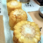 和旬菜と地酒　よし都みやこの　離れ - 焼きとうもろこし