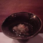 魚羨 - 焼きナスゼリーかけ