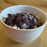 得正 - ゆかりごはん　ちょっと塩辛すぎた。