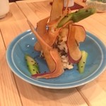 楽食ふじた - 海苔香るポテトサラダ（2014.4.1）