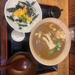 情熱うどん伊和正 - ＋うに練り込みバターご飯！ランチ限定で290円。