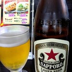 中華麺房 東龍 - ビールも冷え❄冷え❄