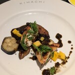 キハチ - 伊達鶏の網焼き　マンゴー豆鼓ソース