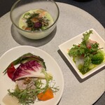 キハチ - 前菜３種盛り合わせ