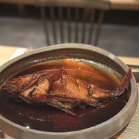 網走産釣りきんき塩焼、煮付