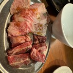 平尾のたまや - 中落ちカルビとたまやカルビ