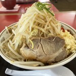 ラーメン もっけだの - 『油そばニンニク野菜マシマシガリマヨなし』