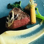 Fish Bank TOKYO - メインの牛フィレ肉　