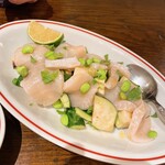 ダ マッサ - 北海道　ホタテと水茄子のサラダ　1800円