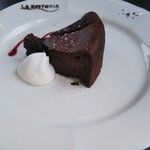 ラ ビストリア - 変更していただいたガトーショコラ。