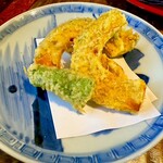 竹やぶ - カボチャの天ぷら