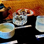 竹やぶ - 日本酒３種飲み比べ