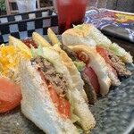 Cafe りんごジャム - ハンバーグサンド