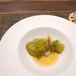 やさいや 鉄板焼野菜 - ナスの煮浸し