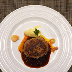 やさいや 鉄板焼野菜 - 和牛ハンバーグ