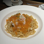 ISO - 港町海鮮パスタ　〜バター醤油ベース ～ズワイ蟹&イクラ