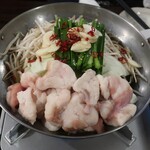串焼 げん - ・「極旨もつ鍋 醤油味 2人前(¥3036)」