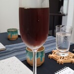 日本料理 TOBIUME - ③イルガチェフェ(コンガ産、エチオピア原種豆、もり珈琲店《福岡県北九州市八幡西区》)【水:岡垣町の100年以上掛けて自然濾過された天然地下水】 の水出しICE珈琲 