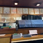 柳川屋 - 店内カウンター