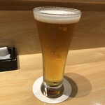 鮨 奏 - 生ビール