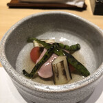 鮨 奏 - 前菜　鴨肉