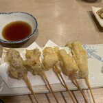 日本酒と串天 座へそ - 