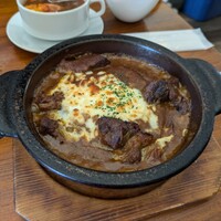 博多料亭 稚加榮 - 昔の焼カレー1,800円