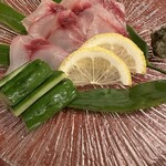 味工房 うえ川 - 夏イサキのお刺身