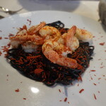 Osteria Fanal del Còdega - イカスミパスタ(21€)