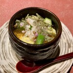 食堂 ぎんみ - 茶碗蒸し（ずわい蟹とジュンサイの冷やし茶碗蒸し）　