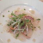 アデッソ - 魚のカルパッチョサラダ仕立て