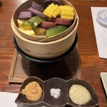 海鮮・鎌倉野菜 まつだ家 - 鎌倉野菜のせいろ蒸し