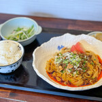 中国菜 たな華 - 汁なし担担麺セット☆