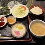 米沢牛・焼肉 さかの - 「ランチセット」付きです！★米沢牛上ロースランチ（2199円税込）★ 